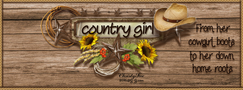country girl at heart facebook covers